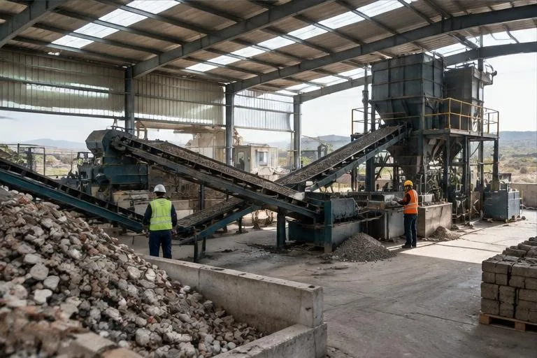 Representative image: a materials recovery production floor