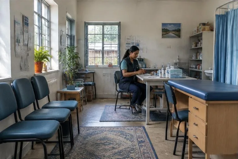 Representative image: a community healthcare room